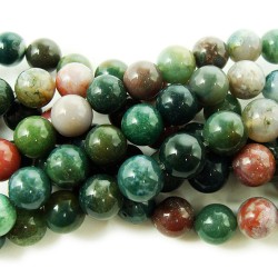 AGATE - Moss - 8mm  AGATE - Moss - 8mm