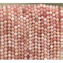 Pink Opal 5A Faceted 3 mm