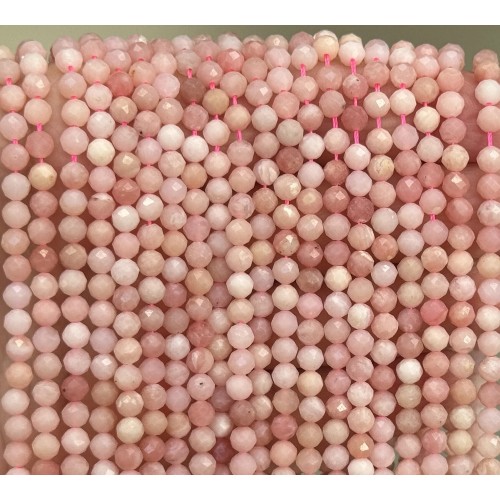 Pink Opal 5A Faceted 3 mm