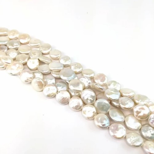 Естествени перли 10X11   мм Плоски (монета)