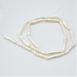 Естествени перли 16X25 мм Пръчковидни