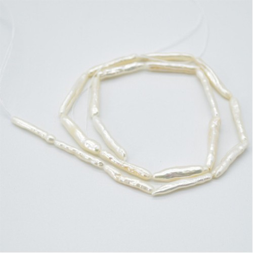 Естествени перли 16X25 мм Пръчковидни