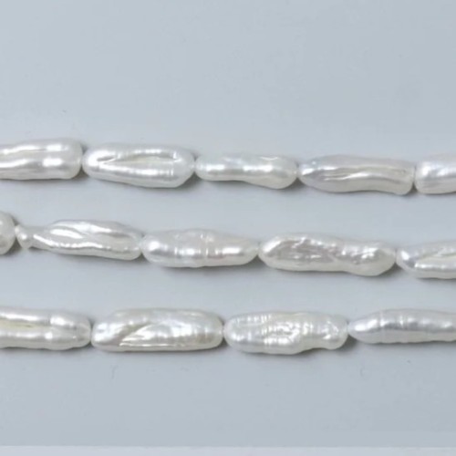 Естествени перли 4-5X16-25 мм Пръчковидни