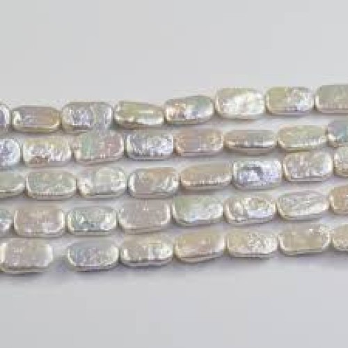 Естествени перли 8-10X16-18 мм Правоъгълни
