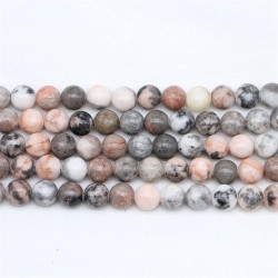 Pink Zebra Jasper 8mm Pink Zebra Jasper 8mm
