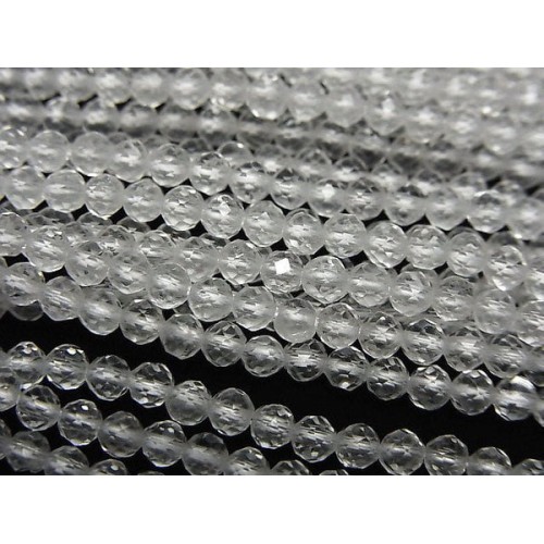 ROCK CRYSTAL Faceted 3mm
