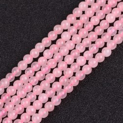 РОЗОВ КВАРЦ  - 4mm