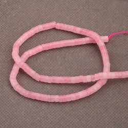 РОЗОВ КВАРЦ РАЗДЕЛИТЕЛ ХАЙШИ ДИСК 2X4 mm