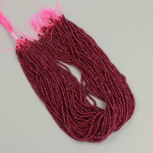 РУБИН ТЪМНО ЧЕРВЕН (ИНДИЙСКИ) ФАСЕТИРАН 3 мм