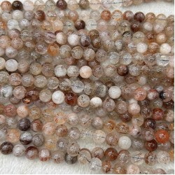 РУТИЛОВ КВАРЦ ЗЛАТИСТ " СУПЕР СЕДЕМ " 6mm