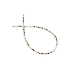 Natural Shell (Mother Of Pearl) Brown Faceted 3 mm Natural Shell (Mother Of Pearl) Brown Faceted 3 mm