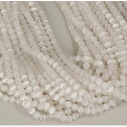 Selenite Round Smooth 6 mm