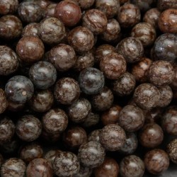   Obsidian Brown Snowflake - 8mm 