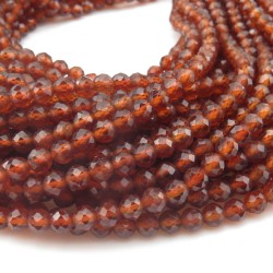 Garnet Brown Spessartine Faceted 3 mm Garnet Brown Spessartine Faceted 3 mm