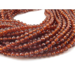 Garnet Brown Spessartine Faceted 3 mm Garnet Brown Spessartine Faceted 3 mm