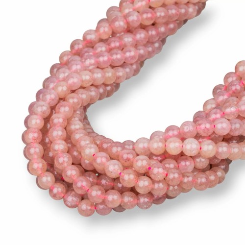 STRAWBERRY Quartz Faceted 3mm