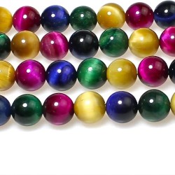 Tiger Eye Mixed Colours 6mm Tiger Eye Mixed Colours 6mm