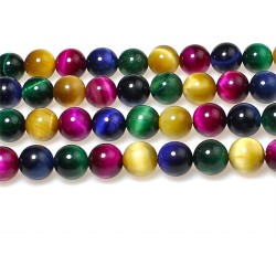 Tiger Eye Mixed Colours 6mm Tiger Eye Mixed Colours 6mm