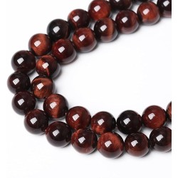 Tiger eye  Red 8mm  Tiger eye  Red 8mm