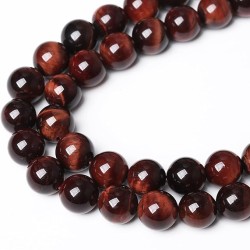 Tiger eye  Red 8mm  Tiger eye  Red 8mm