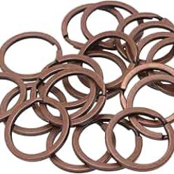 SPLIT RING 28 mm BRASS ANTIQUE COLOUR SPLIT RING 28 mm BRASS ANTIQUE COLOUR
