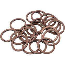 SPLIT RING 28 mm BRASS ANTIQUE COLOUR SPLIT RING 28 mm BRASS ANTIQUE COLOUR