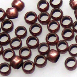 CRIMP BEAD 4mm Copper Antique 5 g CRIMP BEAD 4mm Copper Antique 5 g