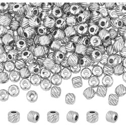 Stainless Steel Engraved Beads 2.5X3 mm 10 pcs. Stainless Steel Engraved Beads 2.5X3 mm 10 pcs.