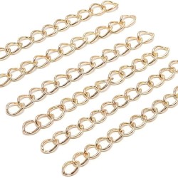 Stainless Steel Extension Chain Gold 5 cm Stainless Steel Extension Chain Gold 5 cm