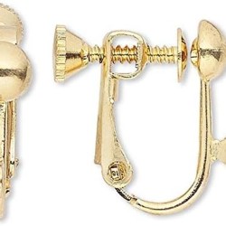 Clip On Screw Back Clip On Screw Back