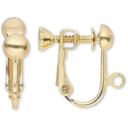 Clip On Screw Back Clip On Screw Back