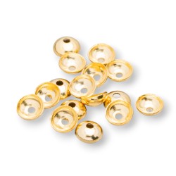 Bead Cap Fine Stainless Steel 316L Gold Colour 5 mm 50 pcs Bead Cap Fine Stainless Steel 316L Gold Colour 5 mm 50 pcs