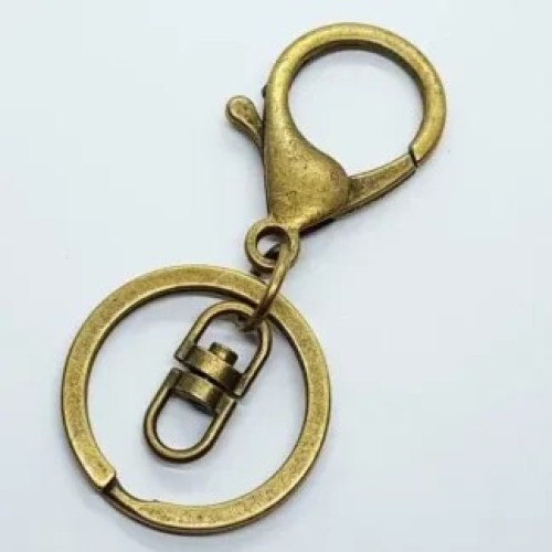 ХАЛКИ ДВОЙНИ 30 mm С КАРАБИНА, БРОНЗ АНТИК