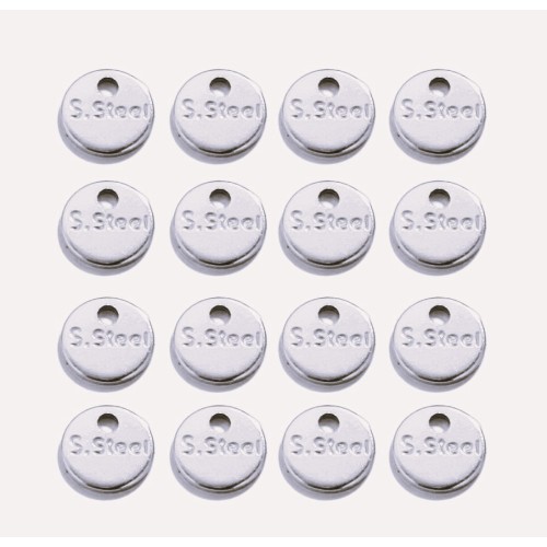Logo ø 6 mm Stainless Steel 316 L W/stamp "S.Steel"