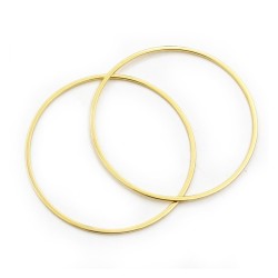 Ring 35mm Stainless Steel 316L Gold Foiled Ring 35mm Stainless Steel 316L Gold Foiled