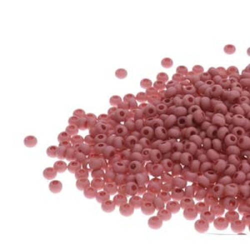 ROUND ROCAILLES  8/0 Dark  Rose Opaque 07303