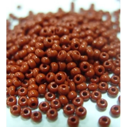 Кръгли 6/0 теракота 13600- 50гр.