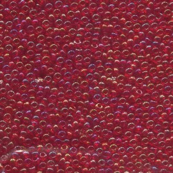 ROUND ROCAILLES  11/0  Transparent Red Rainbow 91070 ROUND ROCAILLES  11/0  Transparent Red Rainbow 91070