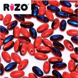 РИЗО 2,5 X 6 MM OPAQUE RED AZURE