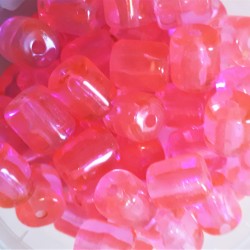 Acrylic Beads Tubes 11X19.5 mm pink transparent Acrylic Beads Tubes 11X19.5 mm pink transparent