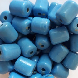 Acrylic Beads Tubes 11X19.5 mm Blue  Acrylic Beads Tubes 11X19.5 mm Blue