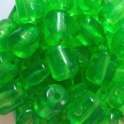 Acrylic Beads Tubes 11X19.5 mm green transparent Acrylic Beads Tubes 11X19.5 mm green transparent