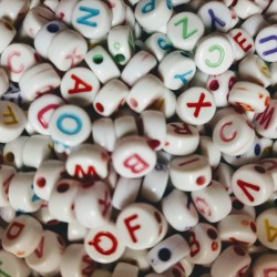 LETTERS ROUND COLOUR ON WHITE LETTERS ROUND COLOUR ON WHITE