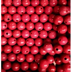 Acrylic Beads Round 8mm Red
