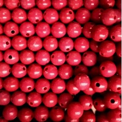 Acrylic Beads Round 8mm Red Acrylic Beads Round 8mm Red