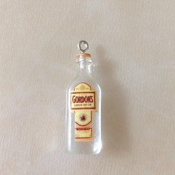 Gin Bottle Pendant 3D Gin Bottle Pendant 3D