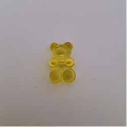 Gummy Bear Bead (Horizontal Hole) Yellow Gummy Bear Bead (Horizontal Hole) Yellow