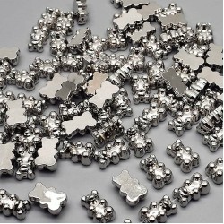 Gummy Bear Bead (Vertical Hole) RHODIUM COLOUR Gummy Bear Bead (Vertical Hole) RHODIUM COLOUR