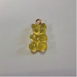 Gummy Bear Pendant Yellow Gold Eyelet Gummy Bear Pendant Yellow Gold Eyelet