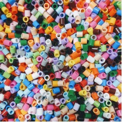 Acrylic Tube Beads- 5X4.5 mm Mix Acrylic Tube Beads- 5X4.5 mm Mix